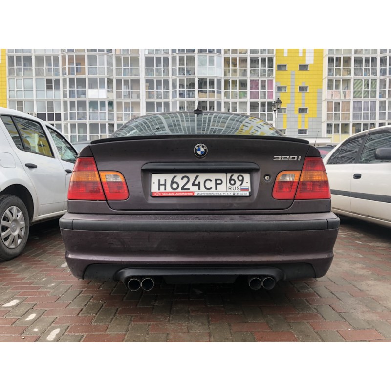 Лип спойлер BMW E46 sedan